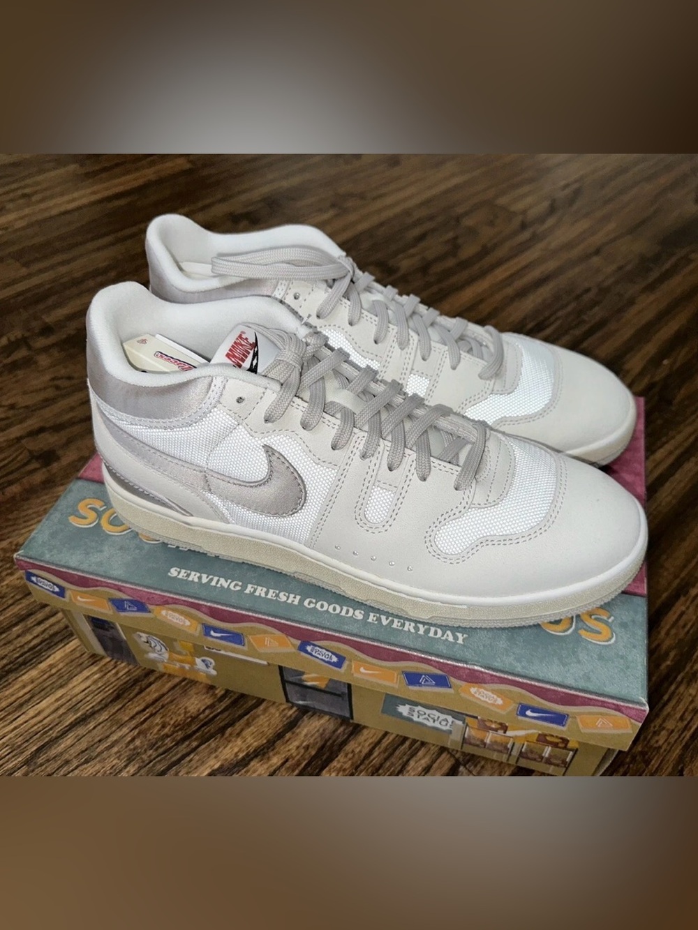 Social Status X Nike Mac Attack “Silver Linings” Tennis Sneakers Size 9.5 NWT
